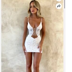 OUTCAST CLOTHING‎ SAVANNAH MINI DRESS WHITE OUTCAST EXCLUSIVES
LACE UP XXS